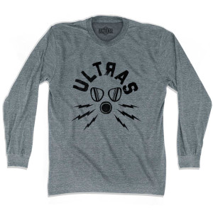 Ultras Gas Soccer Long Sleeve T-shirt - Athletic Grey