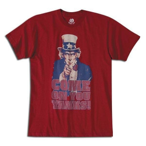 USA Soccer Uncle Sam COYY Come On You Yanks T-shirt-Adult $9.99 final Sale - Red USA Soccer Uncle Sam COYY Come On You Yanks T-shirt-Adult $9.99 final Sale - Red