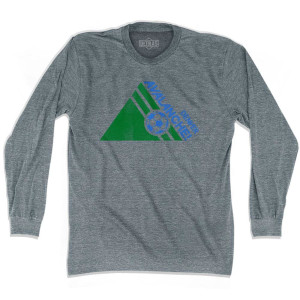 Ultras Denver Avalanche Soccer Long Sleeve T-shirt - Athletic Grey