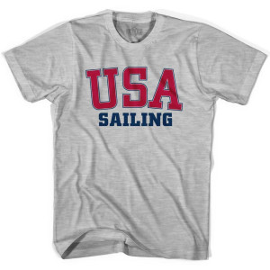 USA Sailing Ultras T-shirt - Grey Heather USA Sailing Ultras T-shirt - Grey Heather