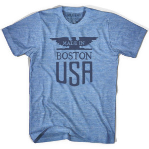 Made In USA Boston Vintage Eagle T-shirt - Athletic Blue Made In USA Boston Vintage Eagle T-shirt - Athletic Blue