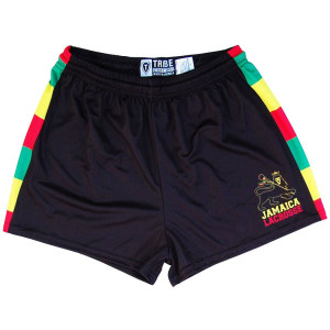Jamaica Womens & Girls Sport Shorts by Mile End Made In USA - Black