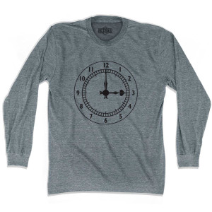 Ultras ARS Clock Soccer Long Sleeve T-shirt - Athletic Grey