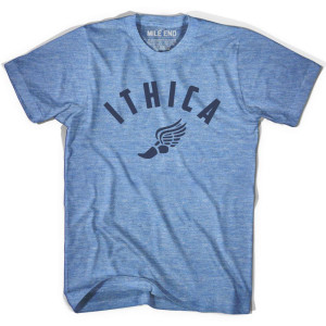 Ithica Running Winged Foot Track T-shirt - Athletic Blue