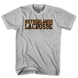 Netherlands Lacrosse Nation T-shirt - Cool Grey Netherlands Lacrosse Nation T-shirt - Cool Grey