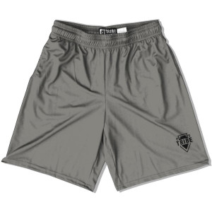 Tribe Charcoal Lacrosse Shorts Made in USA - Charcoal Tribe Charcoal Lacrosse Shorts Made in USA - Charcoal