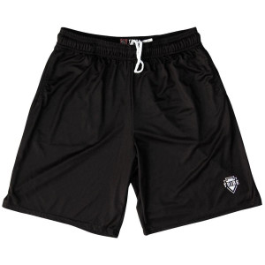 Tribe Black Lacrosse Shorts Made in USA - Black Tribe Black Lacrosse Shorts Made in USA - Black