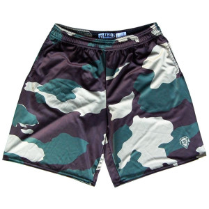 New Army Camo Lacrosse Shorts Made in USA - Green New Army Camo Lacrosse Shorts Made in USA - Green