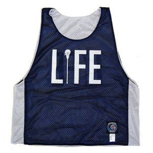 Life Lacrosse Pinnie Made In USA - Navy Life Lacrosse Pinnie Made In USA - Navy