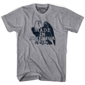 Made In America Eagle T-shirt - Grey Heather