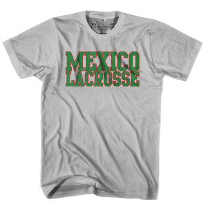 Mexico Lacrosse Nation T-shirt - Cool Grey Mexico Lacrosse Nation T-shirt - Cool Grey