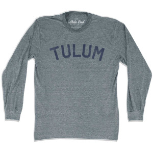 Tulum Vintage Long-Sleeve T-shirt - Athletic Grey