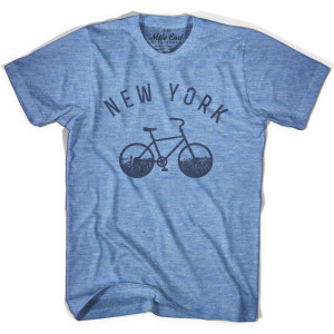 New York Bike T-shirt - Athletic Blue