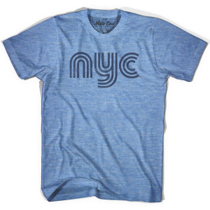 New York NYC Vintage T-shirt - Athletic Blue