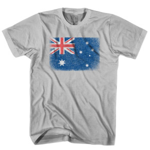 Australia Flag T-shirt - Cool Grey