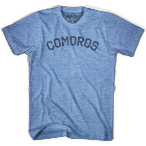 Comoros Vintage T-shirt - Athletic Blue