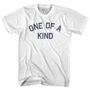 One Of A Kind Adult Cotton T-shirt - White