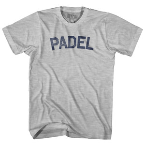 Padel Adult Cotton T-shirt - Grey Heather