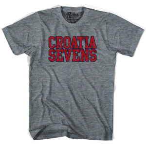 Croatia Sevens Rugby T-shirt - Athletic Grey Croatia Sevens Rugby T-shirt - Athletic Grey