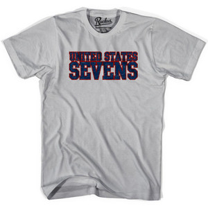 United States Sevens (Navy Version) Rugby T-shirt - Cool Grey United States Sevens (Navy Version) Rugby T-shirt - Cool Grey