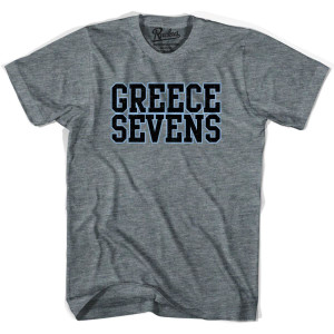 Greece Sevens Rugby T-shirt - Athletic Grey Greece Sevens Rugby T-shirt - Athletic Grey