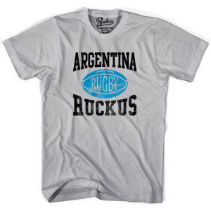 Argentina Ruckus Rugby T-shirt - Cool Grey Argentina Ruckus Rugby T-shirt - Cool Grey