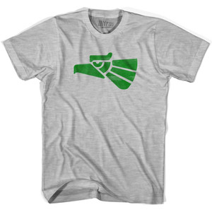 Mexico Proud Eagle Womens Cotton Soccer T-shirt - Grey Heather Mexico Proud Eagle Womens Cotton Soccer T-shirt - Grey Heather