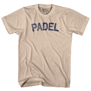 Padel Adult Cotton T-shirt - Creme