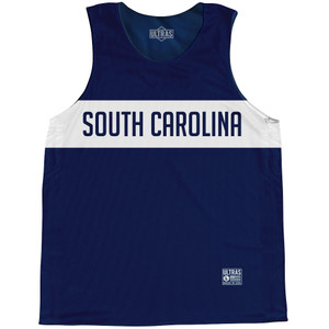 South Carolina Finish Line State Flag Basketball Singlets - Navy South Carolina Finish Line State Flag Basketball Singlets - Navy
