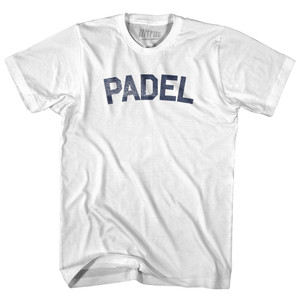 Padel Adult Cotton T-shirt - White