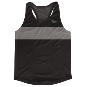 Ultras Black and Medium Grey Blank Finish Line Running Tank Top Racerback Track and Cross Country Singlet Jersey Made In USA - Black & Medium Grey Ultras Black and Medium Grey Blank Finish Line Running Tank Top Racerback Track and Cross Country Singlet Jersey Made In USA - Black & Medium Grey