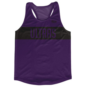 Ultras Purple and Black Finish Line Running Tank Top Racerback Track and Cross Country Singlet Jersey Made In USA - Purple & Black Ultras Purple and Black Finish Line Running Tank Top Racerback Track and Cross Country Singlet Jersey Made In USA - Purple & Black