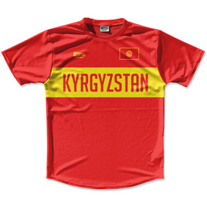 Ultras Kyrgyzstan Flag Finish Line Running Cross Country Track Shirt Made In USA - Red Ultras Kyrgyzstan Flag Finish Line Running Cross Country Track Shirt Made In USA - Red