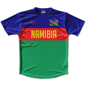 Ultras Namibia Flag Finish Line Running Cross Country Track Shirt Made In USA - Green Royal Ultras Namibia Flag Finish Line Running Cross Country Track Shirt Made In USA - Green Royal