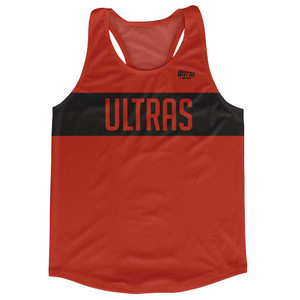 Ultras Cardinal Red And Black Finish Line Running Tank Top Racerback Track and Cross Country Singlet Jersey Made In USA - Cardinal Red And Black Ultras Cardinal Red And Black Finish Line Running Tank Top Racerback Track and Cross Country Singlet Jersey Made In USA - Cardinal Red And Black