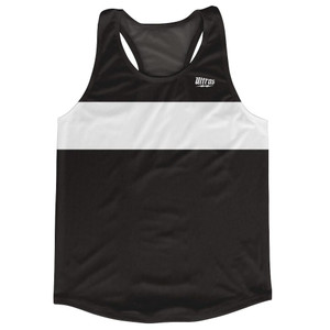 Ultras Black and White Blank Finish Line Running Tank Top Racerback Track and Cross Country Singlet Jersey Made In USA - Black & White Ultras Black and White Blank Finish Line Running Tank Top Racerback Track and Cross Country Singlet Jersey Made In USA - Black & White