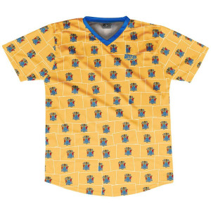 Ultras New Jersey State Party Flags Soccer Jersey Made In USA - Yellow Ultras New Jersey State Party Flags Soccer Jersey Made In USA - Yellow