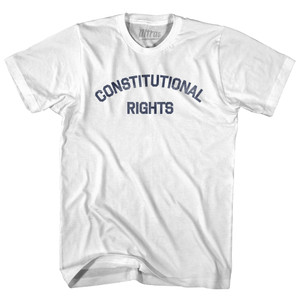 Constitutional Rights Adult Cotton T-shirt - White Constitutional Rights Adult Cotton T-shirt - White