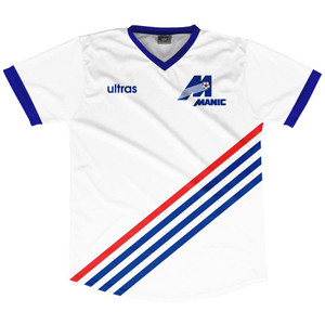 Montreal Manic Soccer Jersey - White Montreal Manic Soccer Jersey - White