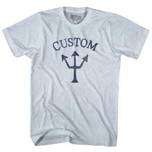 Custom Trident Adult Tri-Blend T-shirt - Athletic White Custom Trident Adult Tri-Blend T-shirt - Athletic White