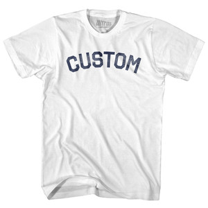 Custom Text Youth Cotton T-shirt - White Custom Text Youth Cotton T-shirt - White