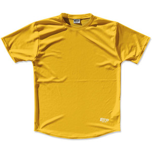 Apricot Orange Custom Solid Color Running Shirt Made in USA - Apricot Orange Apricot Orange Custom Solid Color Running Shirt Made in USA - Apricot Orange