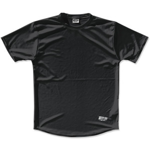 Grey Black Custom Solid Color Running Shirt Made in USA - Grey Black Grey Black Custom Solid Color Running Shirt Made in USA - Grey Black