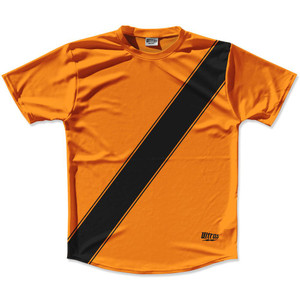 Tennessee Orange & Black Sash Running Shirt Made in USA - Tennessee Orange & Black Tennessee Orange & Black Sash Running Shirt Made in USA - Tennessee Orange & Black