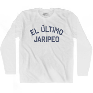 El Ultimo Jaripeo Adult Cotton Long Sleeve T-Shirt - White