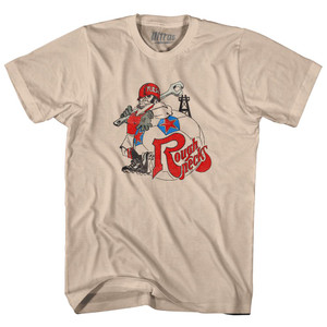 Tulsa Rough Necks Adult Cotton T-Shirt - Creme