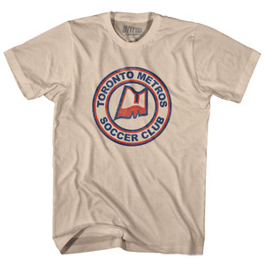 Toronto Metros Soccer Club Adult Cotton T-Shirt - Creme Toronto Metros Soccer Club Adult Cotton T-Shirt - Creme