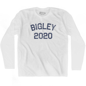 Bigley 2020 Adult Cotton Long Sleeve T-Shirt - White