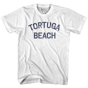 Tortuga Beach Adult Cotton T-Shirt - White