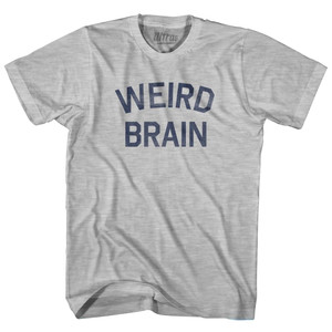 Weird Brain Youth Cotton T-Shirt-Grey Heather